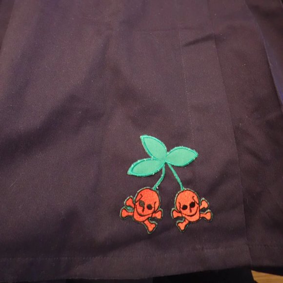 Vintage (NWT) French Toast Navy Pleated Above/At Knee Skirt Size 16 (Pristine) - Picture 2 of 9